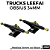 Trucks Leefai Obsius 34mm cor Black - Imagem 1