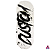 Deck marca Custom linha *Premium Series* medida 34x96mm modelo “White Graffite“ + Tape Alien Stardust V2 - Imagem 1