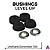 Bushings Leefai Level Up Polyurethane Durometer 70A Black Edition - Imagem 1