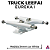 Par de Trucks Completos marca *Leefai* modelo Réplica dos trucks DT-Zero Eureka I / 34mm cor White - Imagem 2