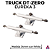 Par de Trucks Completos marca *DT-Zero* modelo ''Eureka 3'' Originais 34mm cor ''White'' - Imagem 1