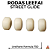 Rodas marca Leefai modelo ''Street Glide''' Urethane Formula 75D medida 7.8x5mm cor *Off-White* - Imagem 4
