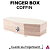 Fingerbox / Caixote marca *Custom* modelo *Coffin Box* p/ armazenamento de Fingerboards & Peças - Imagem 3