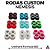 Rodas marca Custom modelo "Nemesis" Urethane Formula Dureza 68D cor Pink - Imagem 2