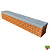 Obstáculo marca ''Ollie Ramps'' modelo ''Brick Bench / Concrete Curb'' - Imagem 1