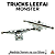 Trucks Leefai "Monster" 34mm cor Silver - Imagem 1