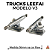 Trucks Leefai modelo 'V3' medida 36mm Raw (Nova Geração Leefai) - Imagem 1