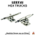 Par de Trucks Leefai Hex 34mm cor Silver - Imagem 2