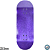 Deck WoW Color Series - Purple - Deep - Street - 33.5mm - Imagem 1