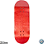 Deck WoW Color Series - Red - Deep - Street - 33.5mm - Imagem 1