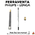 Ferramenta Fingerboard Mega Longa com Imã Desmontável Cinza - Imagem 1