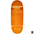 Deck Holidays 34mm - Egg Shape - Molde High - Color Orange - Imagem 1