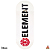 Deck Custom Premium 34mm - “Element Logo“ - com Tape Alien - Imagem 1