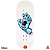 Deck Custom Premium 34mm - “Santa Cruz Hand“ - com Tape Alien - Imagem 1