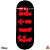 Deck Custom Premium 34mm - “Flip Black“ - com Tape Alien - Imagem 1