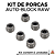 Kit 6 Porcas Custom Auto Block - Raw Edition - Imagem 1