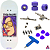 Fingerboard Premium Completo - Custom - 34mm - Take It Easy Nothing Is Under Control - Imagem 1