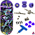 Fingerboard Premium Completo - Custom - 34mm - Sharks - Imagem 1