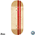 Deck WoW Split Ply Series - Line Red - Street - 34mm - Imagem 1