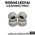 Rodas Leefai "Ceramic PRO" Soft 65D (7.8x4.8mm) cor Off-White - Imagem 3