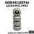Rodas Leefai "Ceramic PRO" Soft 65D (7.8x4.8mm) cor Off-White - Imagem 1