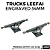 Trucks Leefai Caramel Engraved 34mm cor Gray - Imagem 2