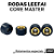 Rodas Leefai Core Master cor Black & Gold (Special Open Bearings) - Imagem 2