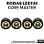 Rodas Leefai Core Master cor Black & Gold (Special Open Bearings) - Imagem 3