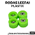 Rodas Leefai Plastix cor Lemon Green - Imagem 2