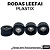 Rodas Leefai Plastix cor Black - Imagem 1