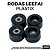 Rodas Leefai Plastix cor Black - Imagem 2