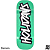 Deck Holidays 34mm - OG Shape - High Mold - Green Logo - Imagem 1