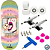 Fingerboard Premium WoW 33.5mm - Trucks G4 - Rodas Uretano 64D - Imagem 1