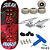 Fingerboard Importado Sulka Diablo 34mm - Dynamics Originais - Rodas "Ceramic PRO" com Grip - Imagem 1