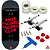 Fingerboard Premium Custom 34mm Anti Fngbrd - Trucks Leefai G4 - Rodas Urethane PRO 65D - Imagem 1
