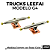 Trucks Leefai G4 34mm cor Silver & Rose Gold (Nova Geração V3 Leefai) - Imagem 3