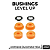 Bushings Leefai "Level Up" Urethane Durometer 90A - Orange Edition - Imagem 1