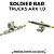 Trucks Leefai "Soldier Bar" 34mm cor Silver - Imagem 2