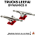 Trucks Leefai Dynamics II 34mm cor Silver & Red - Imagem 1