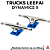 Trucks Leefai Dynamics II 34mm cor Silver & Blue - Imagem 1