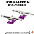 Trucks Leefai Dynamics II 34mm cor Silver & Purple - Imagem 1