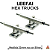 Trucks Leefai modelo "Hex" 32mm - cor Silver - Imagem 1