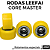 Rodas Leefai Core Master cor Mustard & Silver (Special Open Bearings) - Imagem 1