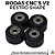 Kit de Rodas Custom CNC's V2 Restro Shape cor Black - Imagem 2