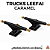 Par de Trucks Leefai Caramel 35mm - Black Chrome - Imagem 1