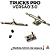 Par de Trucks Custom PRO 3.0 32mm cor Silver - Imagem 1