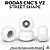 Rodas Custom CNC V2 Street Shape - White - Imagem 1