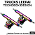 Trucks Leefai Tech Deck Design 34mm cor Aurora - Imagem 2