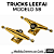 Par de Trucks Leefai 34mm versão "SB" cor Gold - Imagem 1