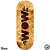 Deck WoW Split Ply Series - Logo WoW FB Brown Rádica Limited Edition - Deep - 34mm - Imagem 1